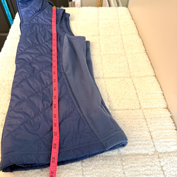 Columbia Women’s Size Small Blue Vest Down Puffer Full Zip Mock Neck Outdoors - Picture 11 of 16